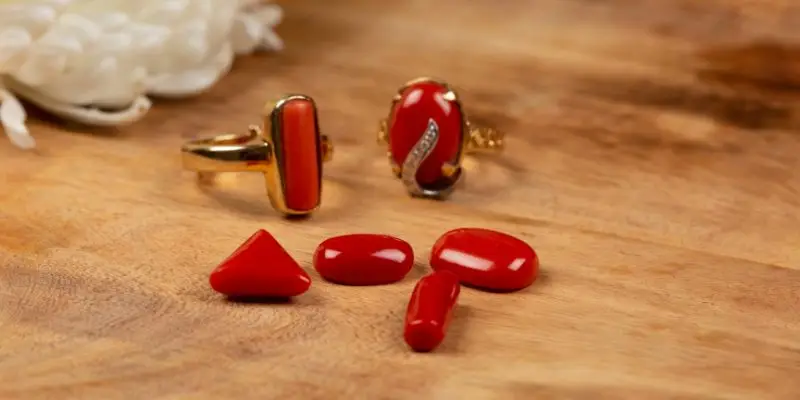 Moonga Gemstone "Capsule Shape" view 5