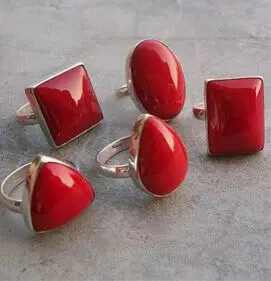 Moonga Gemstone "Triangle Shape" view 4