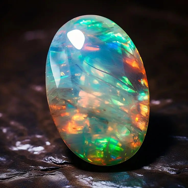 Natural Opal Gemstone view 4