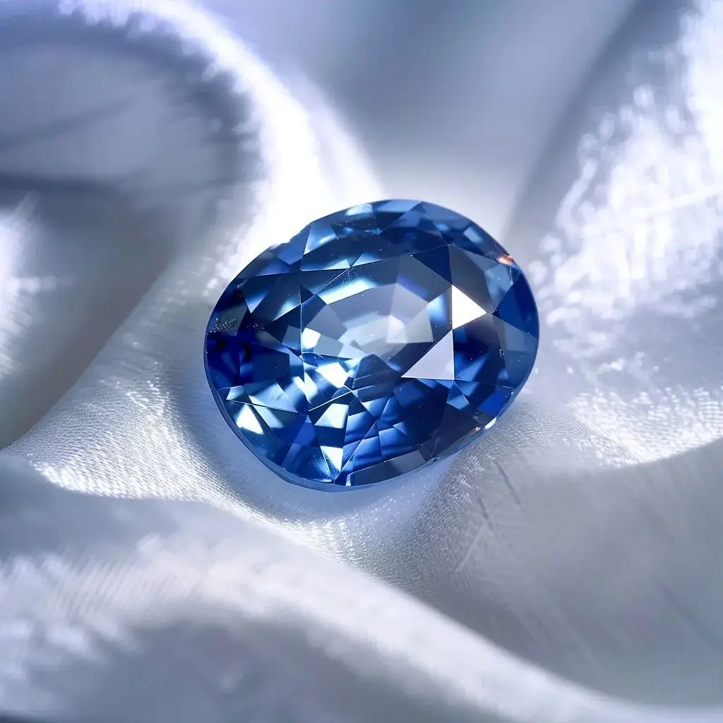 Blue Sapphire Gemstone "Neelam" view 2