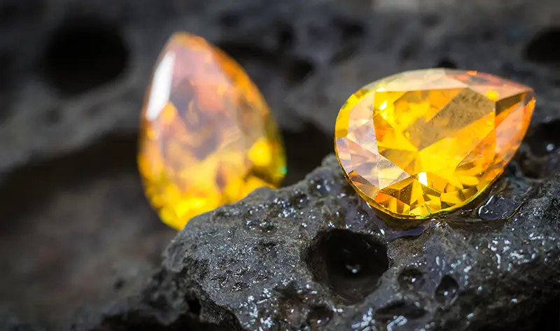 Citrine Gemstone "Sunela Stone" view 4
