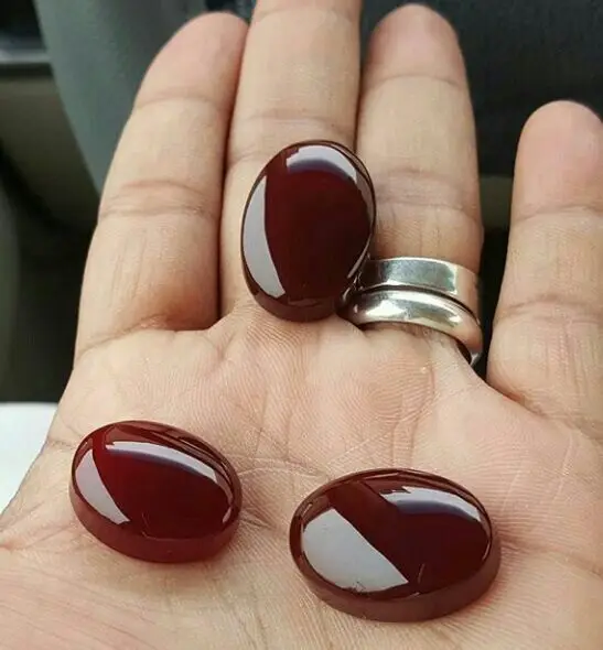 Yamini Hakik Stones "Red Hakik" @ 70rs/Ratti view 3