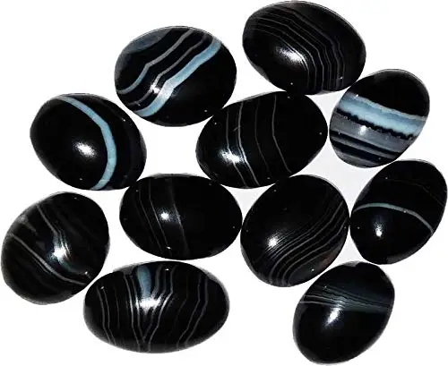 Black Agate Gemstone "Sulemani Hakik" @ 70rs/Ratti view 4