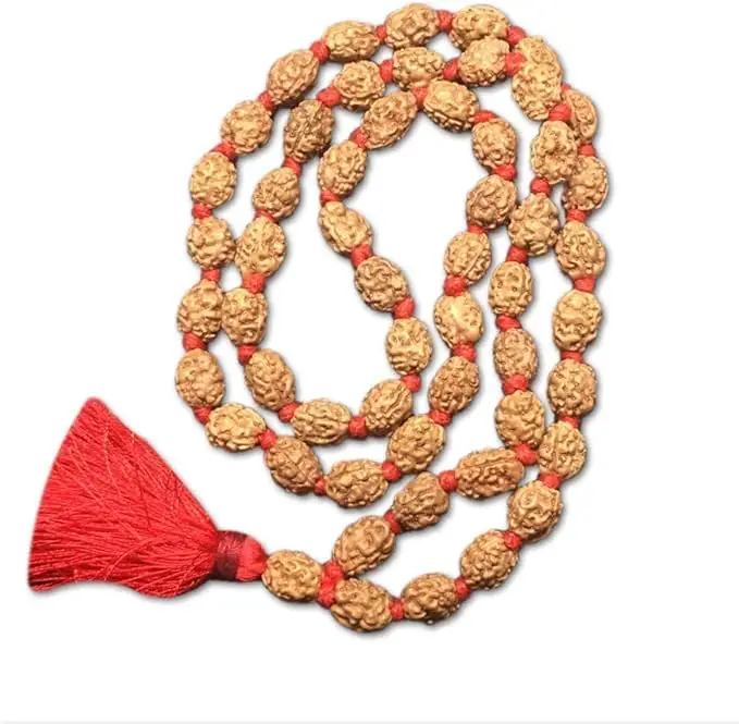 AstroBJ 3 Mukhi Rudraksha Mala "Siddh & Energised" A+++ Quality view 3