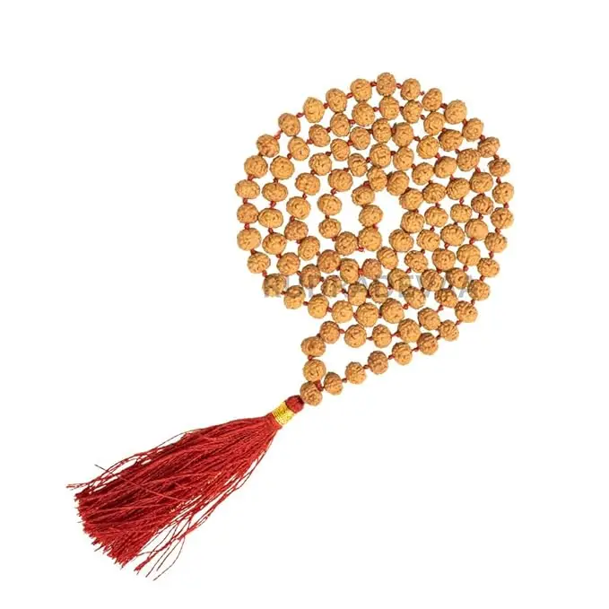 AstroBJ 6 Mukhi Rudraksha Mala "Siddh & Energised" A+++ Quality view 3