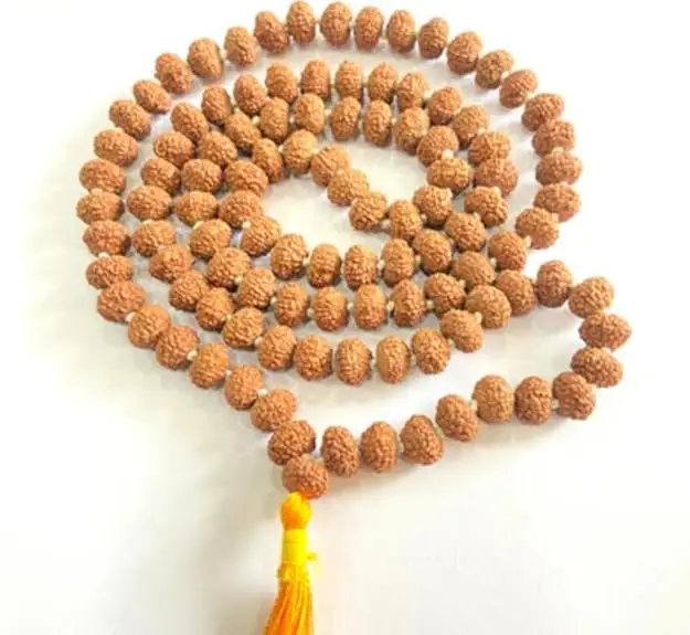 AstroBJ 8 Mukhi Rudraksha Mala "Siddh & Energised" A+++ Quality view 3