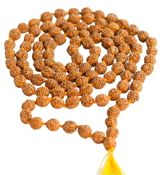 AstroBJ 5 Mukhi Rudraksha Mala "Siddh & Energised" A+++ Quality view 3