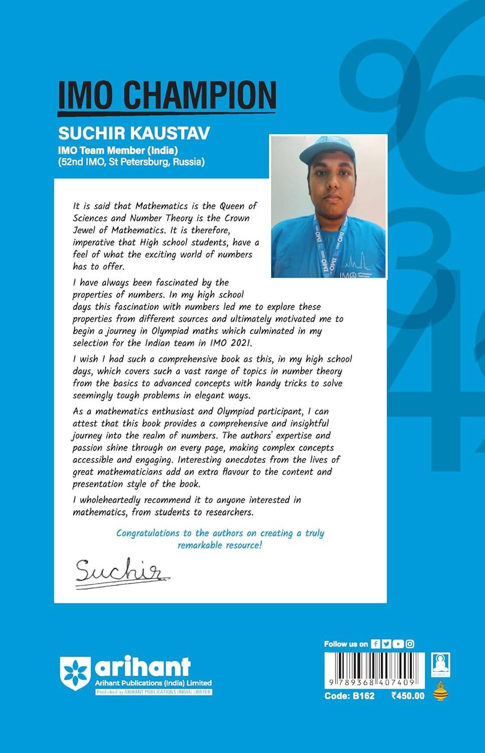 Arihant Number Theory for Olympiads l 9789368407409 view 2