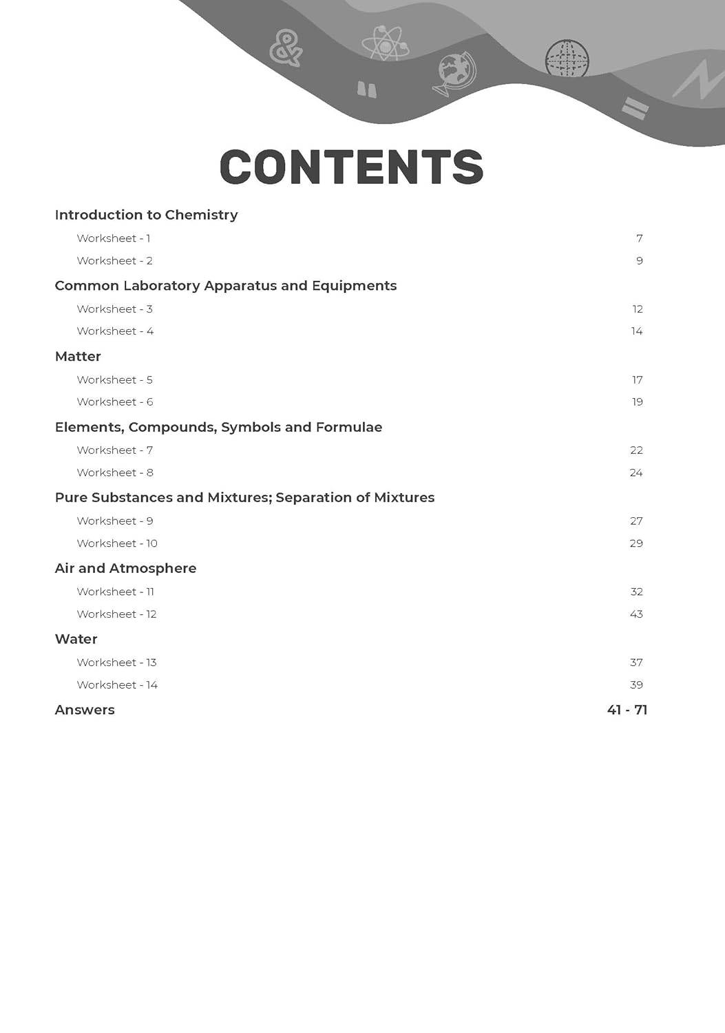 Oswal Gurukul ICSE Chapterwise Worksheets Chemistry Class 6 | 9789348145109 view 2
