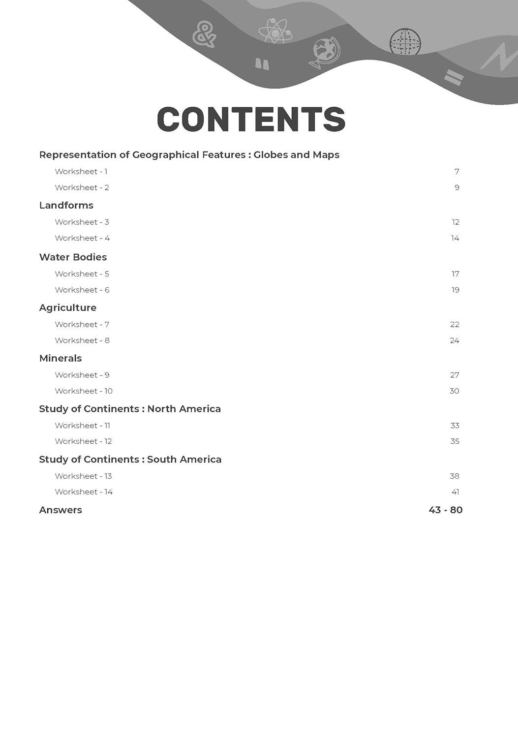 Oswal Gurukul ICSE Chapterwise Worksheets Geography Class 6 | 9789348145895 view 2