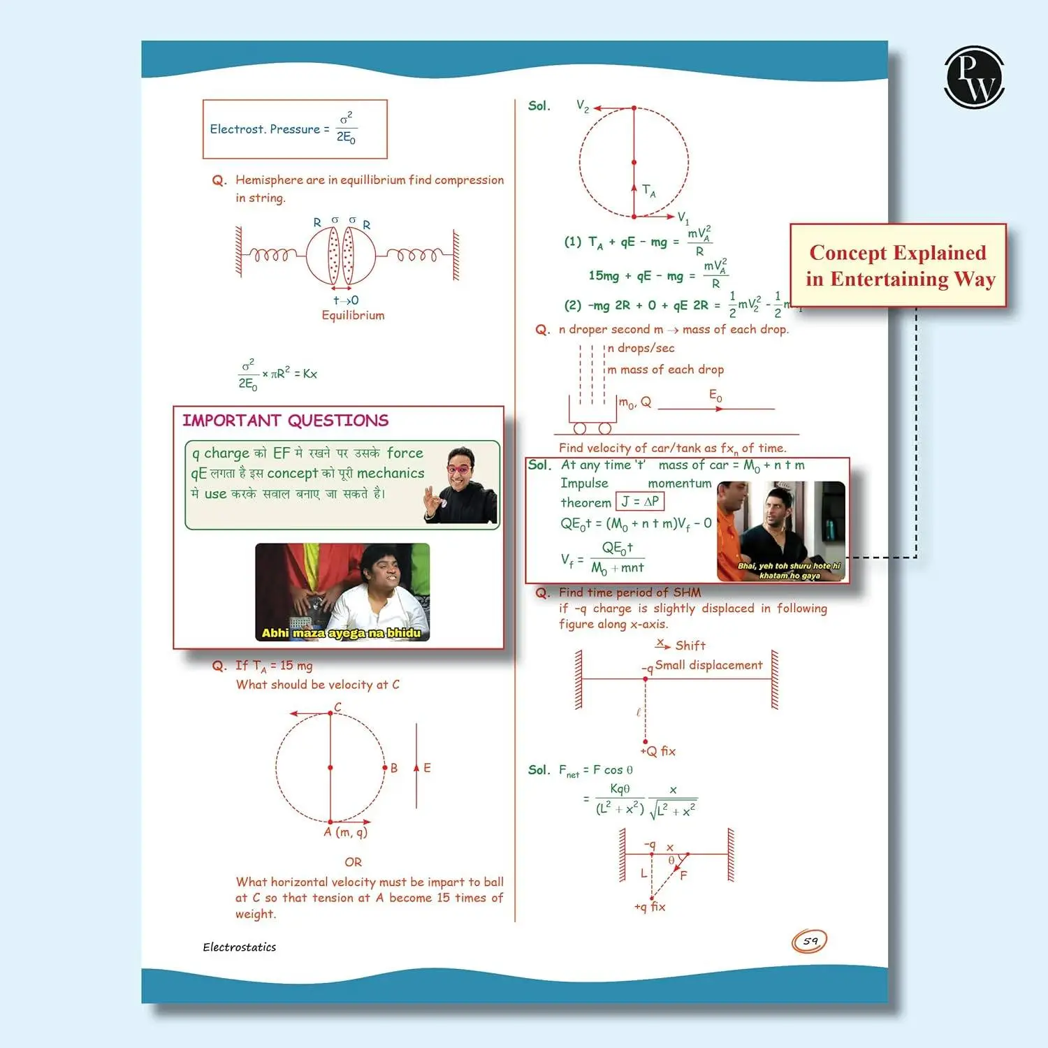 Saleem Bhaiya SKC Class 12 Physics Crush Notes in Handwritten Formate | 9789368972532 view 6