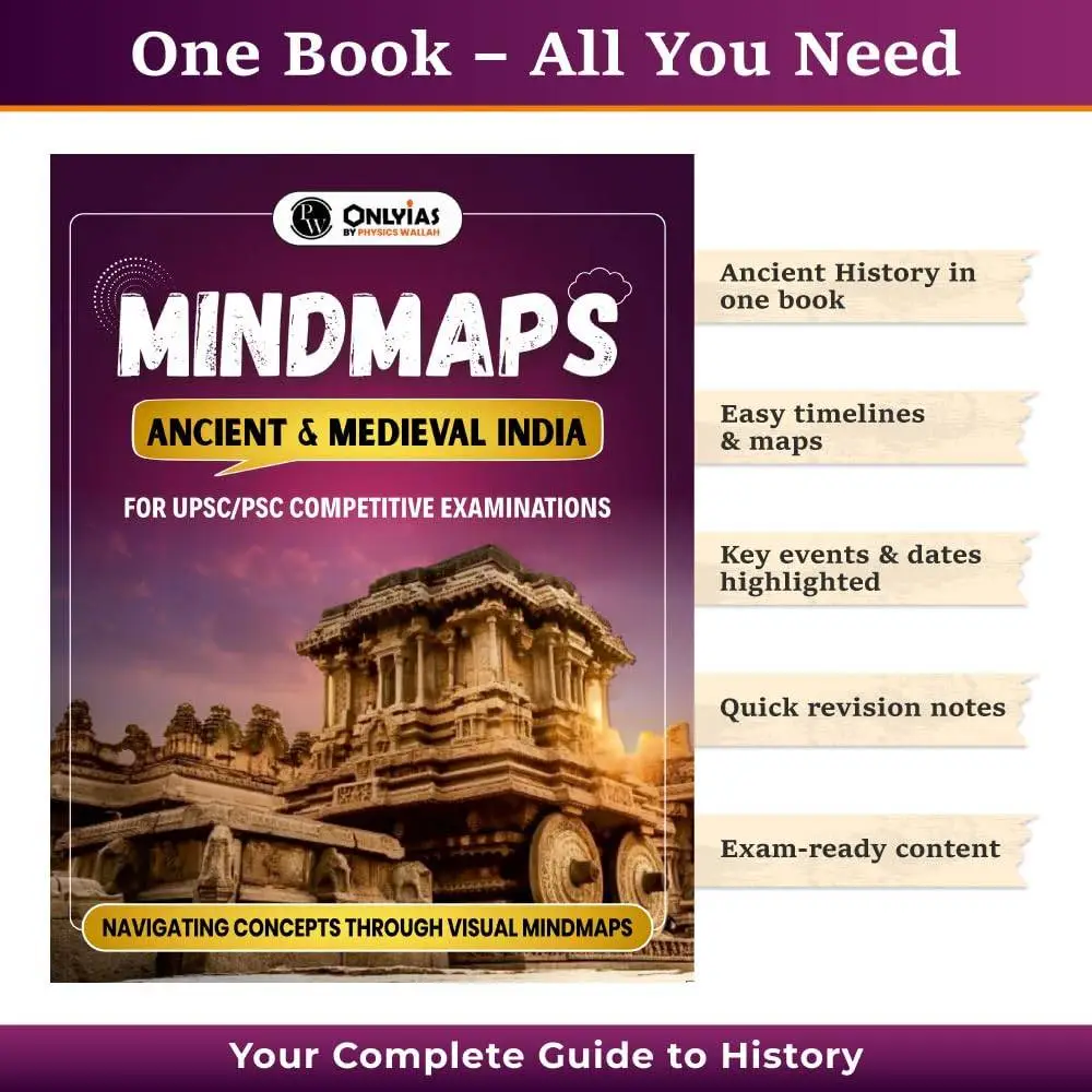 Physic Wallha ONLYIAS UPSC Mindmaps Ancient and Medieval India For UPSC/PSC Competitive Examinations | 9789368971238 view 8