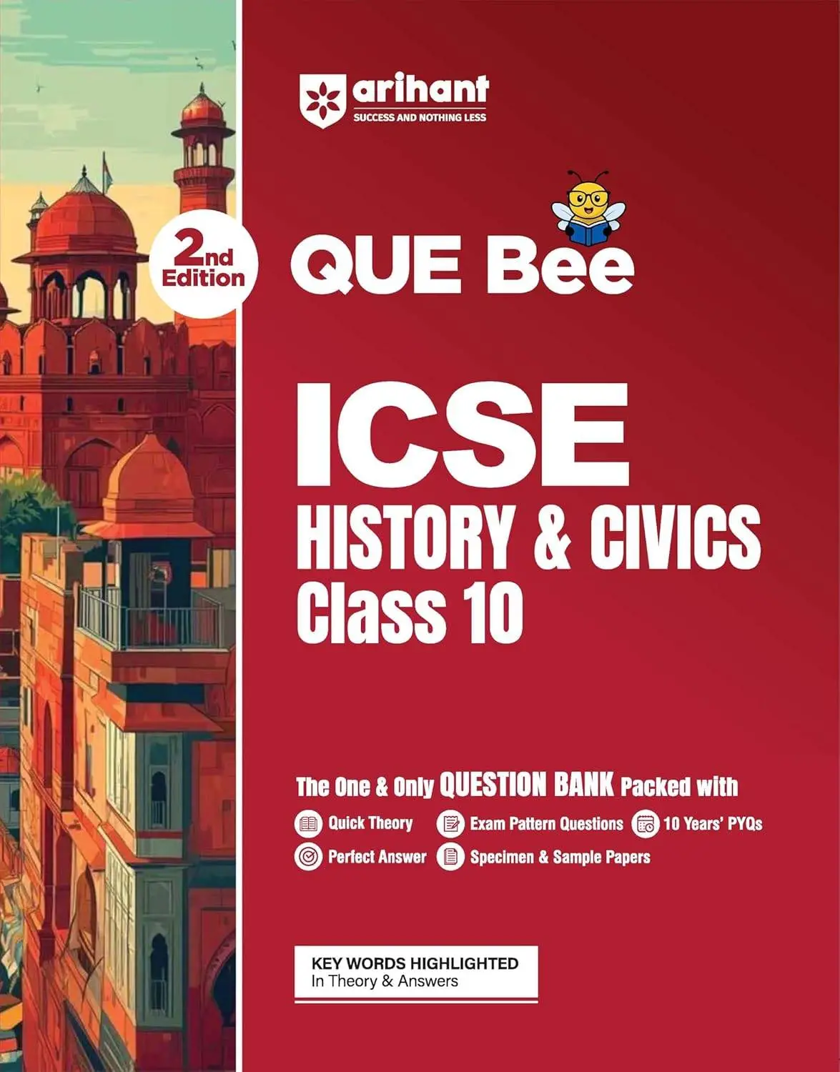 Arihant ICSE Class 10 Question Bank - History & Civics Exam 2026-27 | Que Bee 2nd Edition 2027 | F1295 | 9789378167485