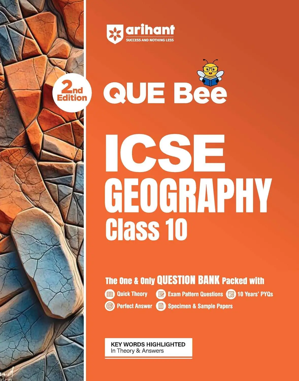 Arihant ICSE Class 10 Question Bank - Geography Exam 2026-27 | Que Bee 2nd Edition 2027 | F1296 | 9789378162145