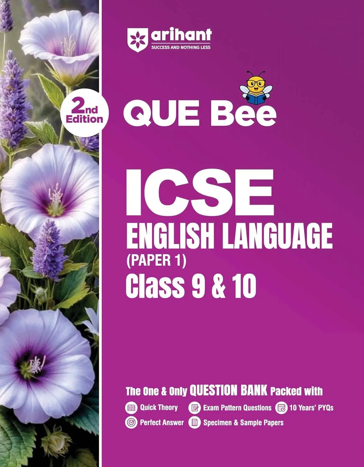 Arihant ICSE Class 9 - 10 Question Bank - English Language Exam 2027 | Que Bee 2nd Edition 2027 | F1292 | 9789378165023