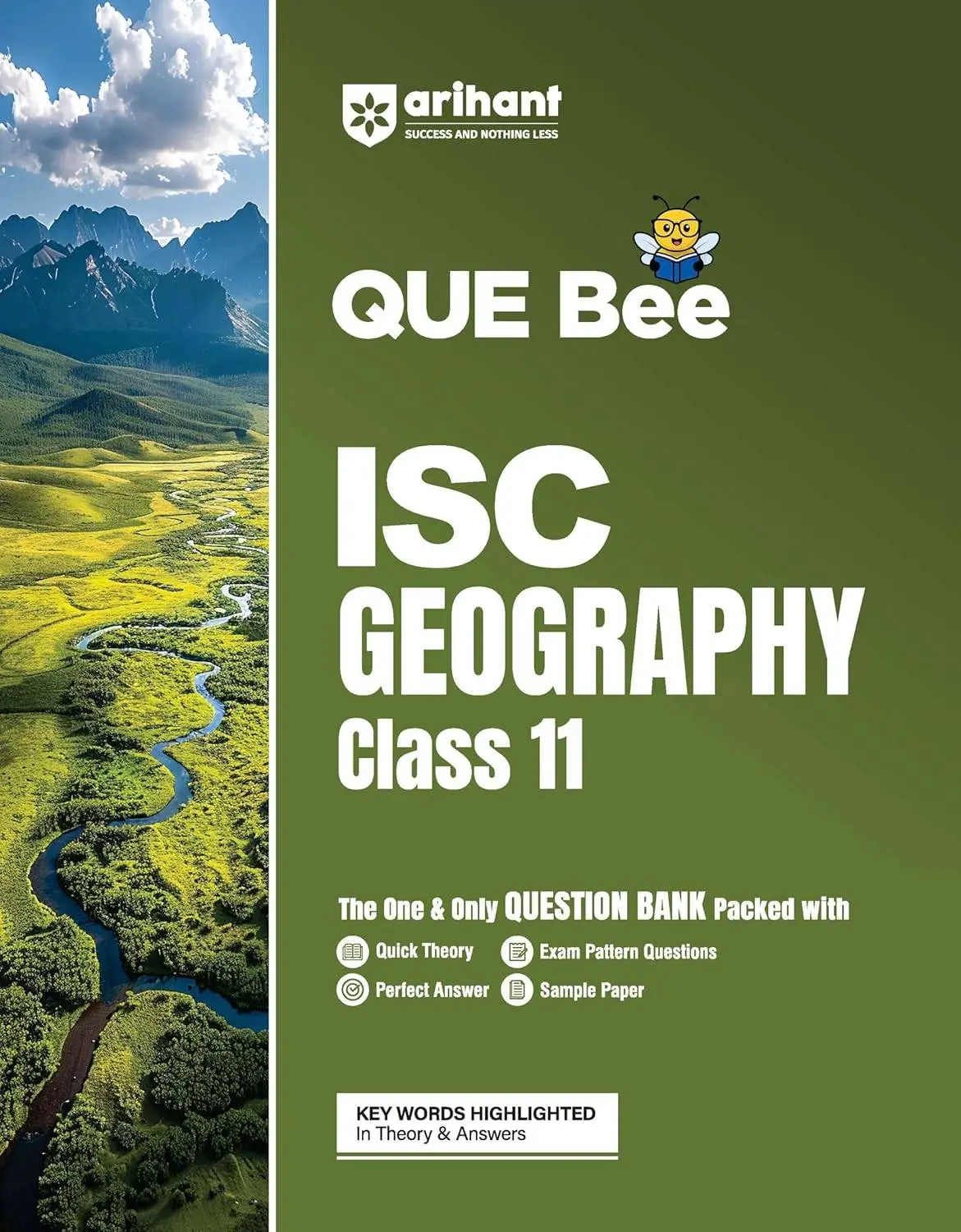 Arihant ISC Class 11 Question Bank - Geography Exam 2027 | QUE Bee Edition 2027 | F1375 | 9789378163524