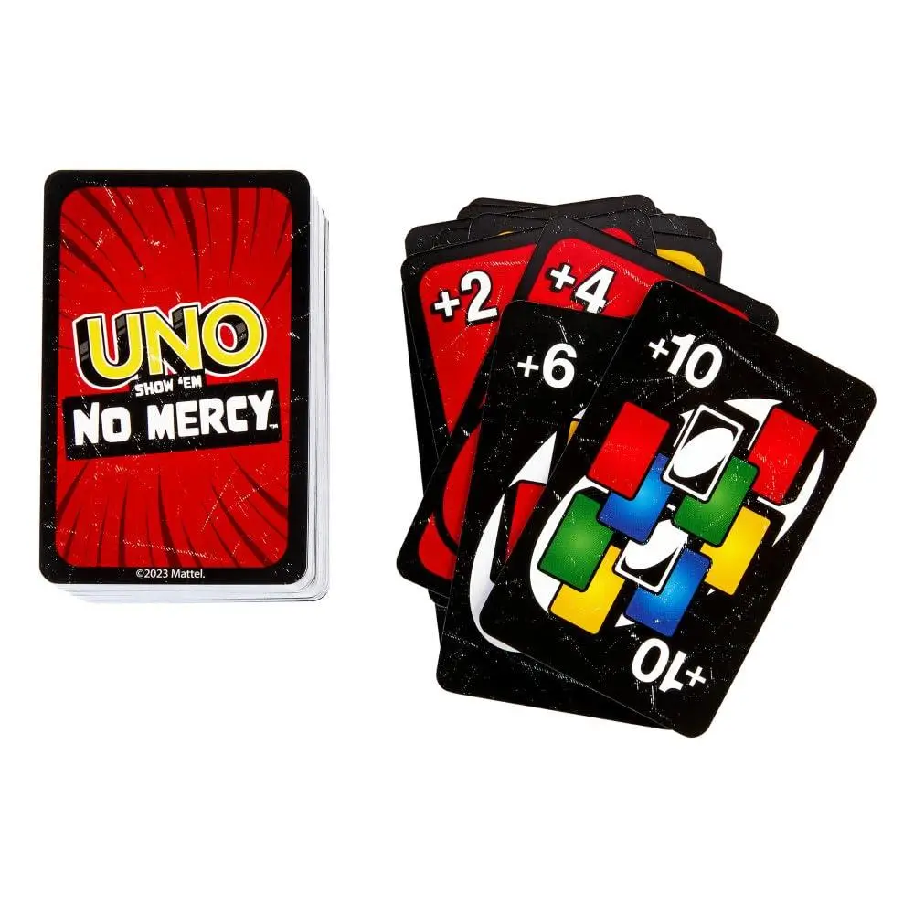 UNO No Mercy Card Game for Kids, Adults & Family Parties and Travel with Extra Cards, Special Rules and Tougher Penalties view 6
