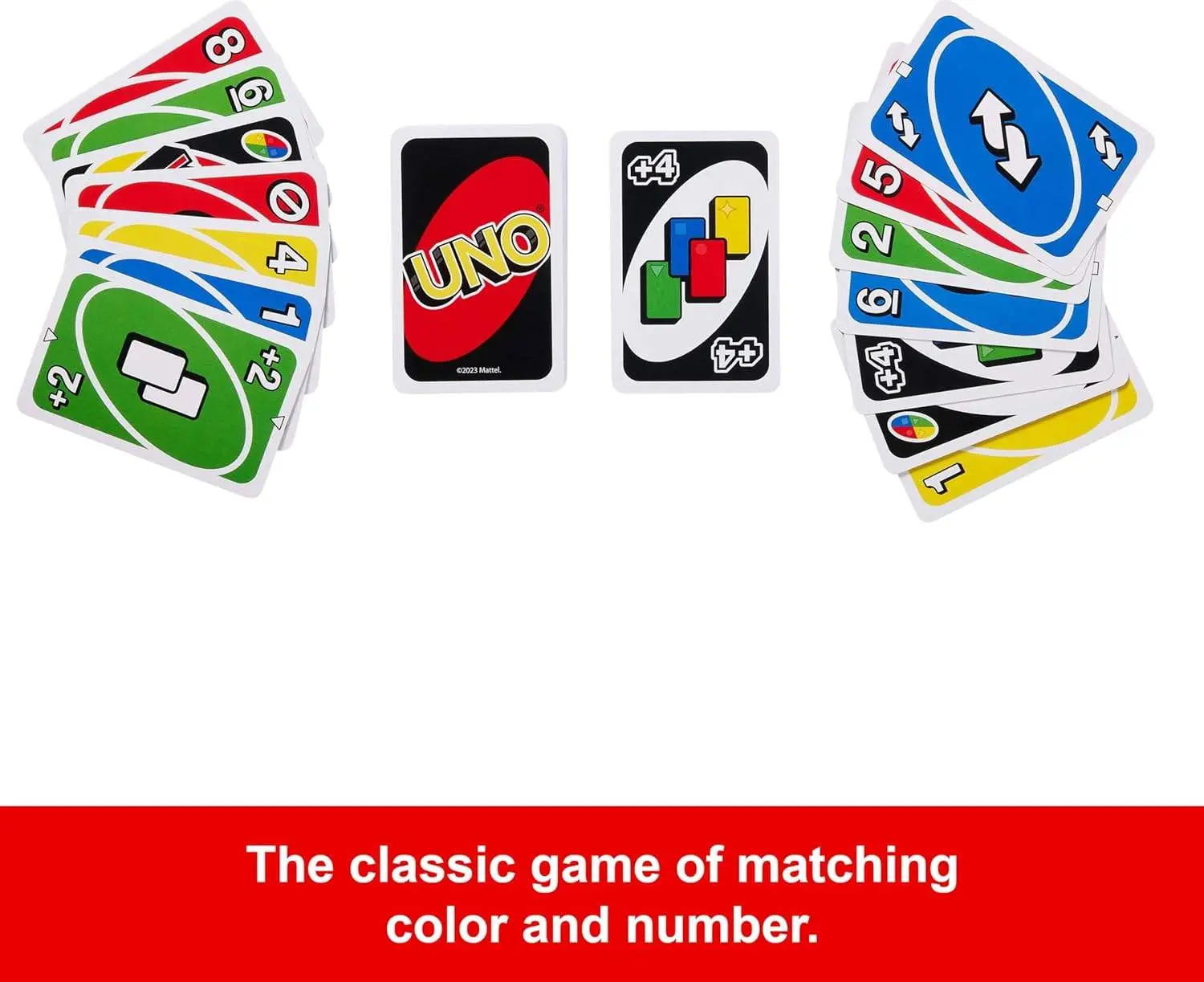 Mattel Uno Playing Card Game for 7 Yrs and Above for Adult,Set of 112 Cards, Multicolor view 2