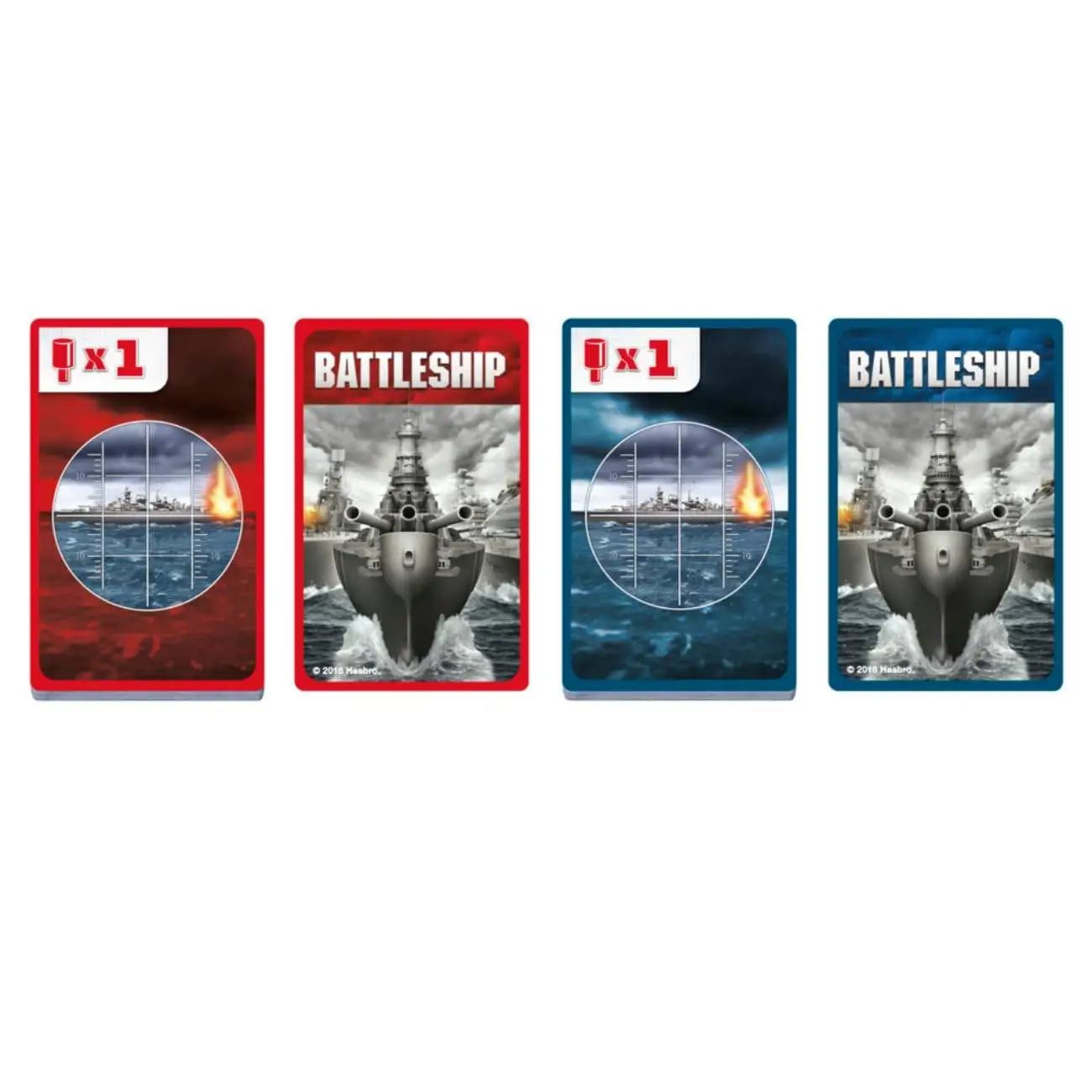 Hasbro Gaming Battleship Card Game for Kids Ages 7 and Up, 2 Players Strategy Game view 2