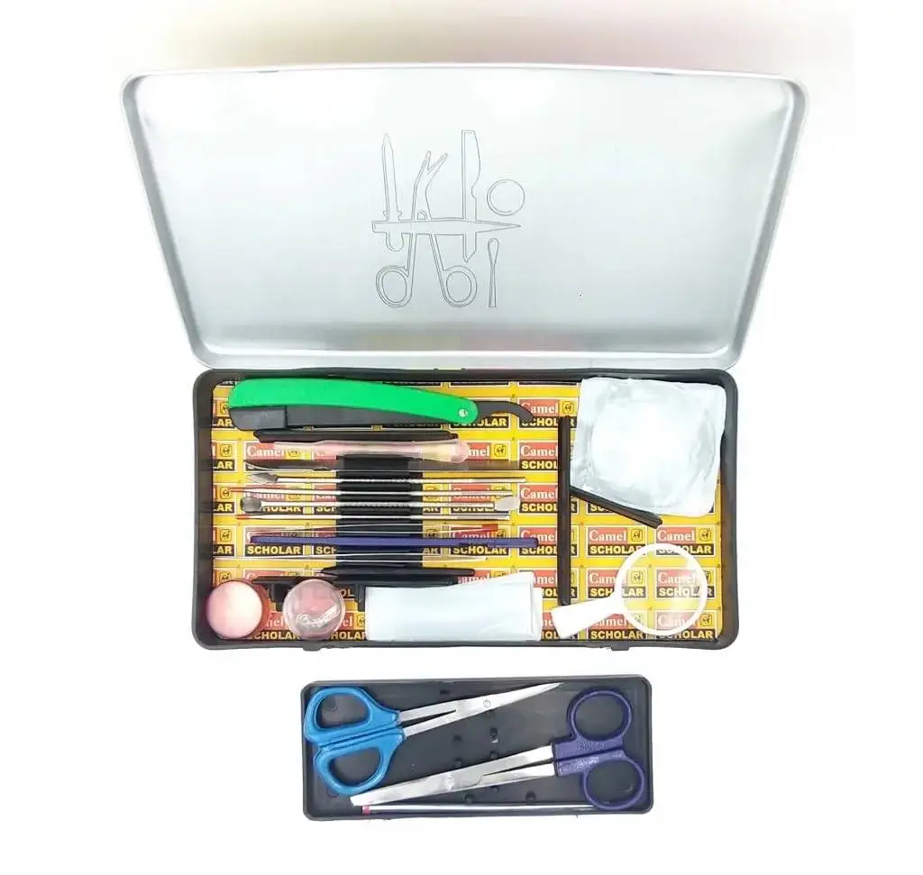 Camel Dissection Instrument Box | Complete Biology Lab Kit for Students | Stainless Steel Tools for Practical Use in School & College Labs | Durable & Rust-Resistant Medical Dissection Set view 2