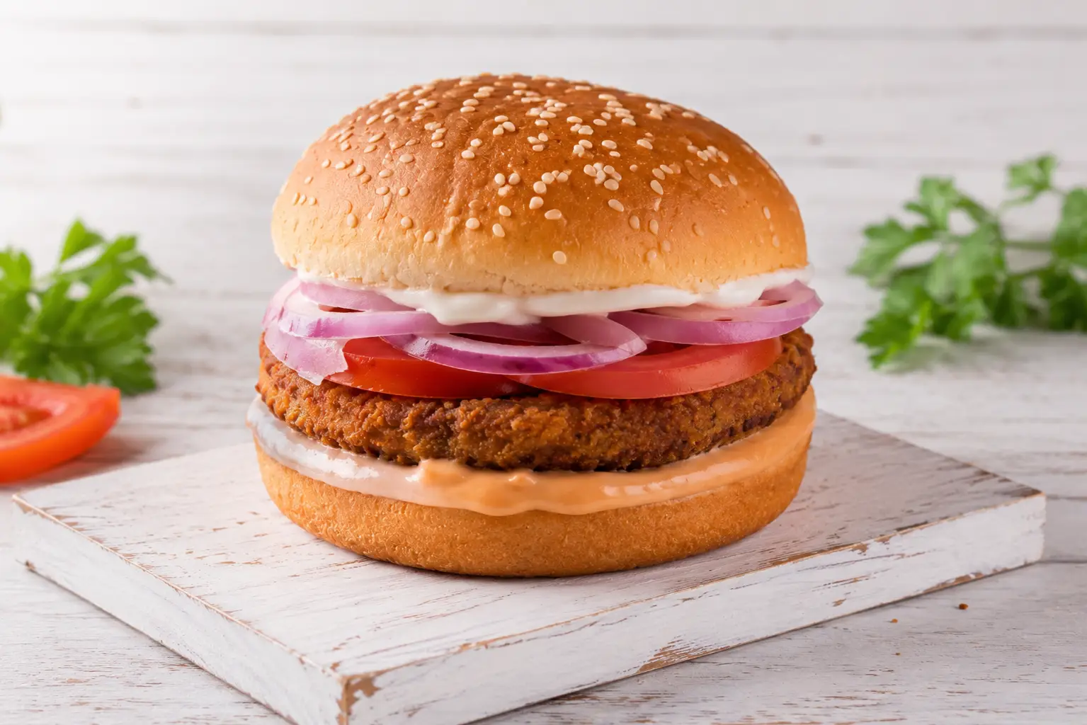 Classic Aloo Tikki Burger