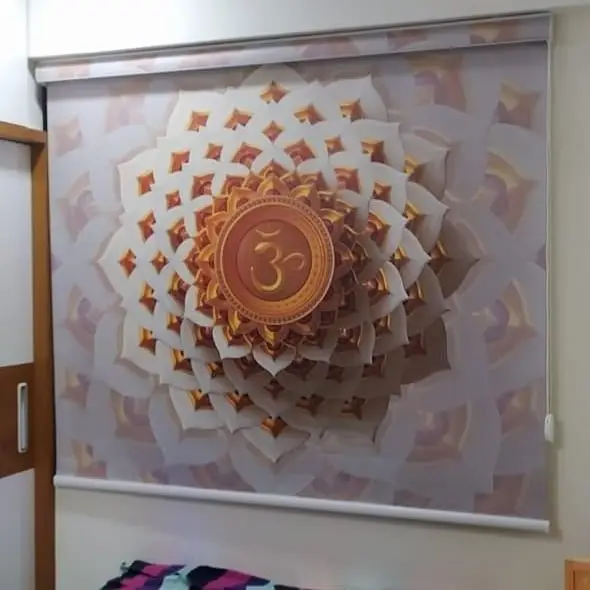 Om Decorative Roller Blind