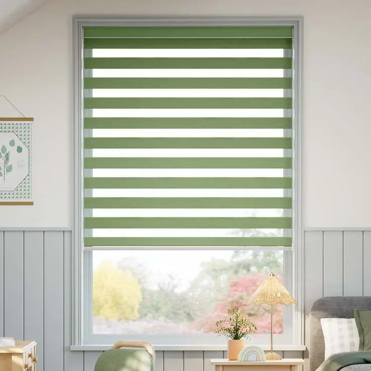 Green Window Blinds