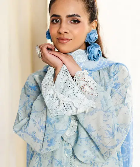 Adan`s Libas Serena Schiffli Lawn`25 D#02 / SD00130 view 3