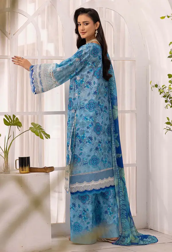 ADAN 'S LIBAS SOLANA Embroidered Lawn Suit /DF0025/D04 view 4