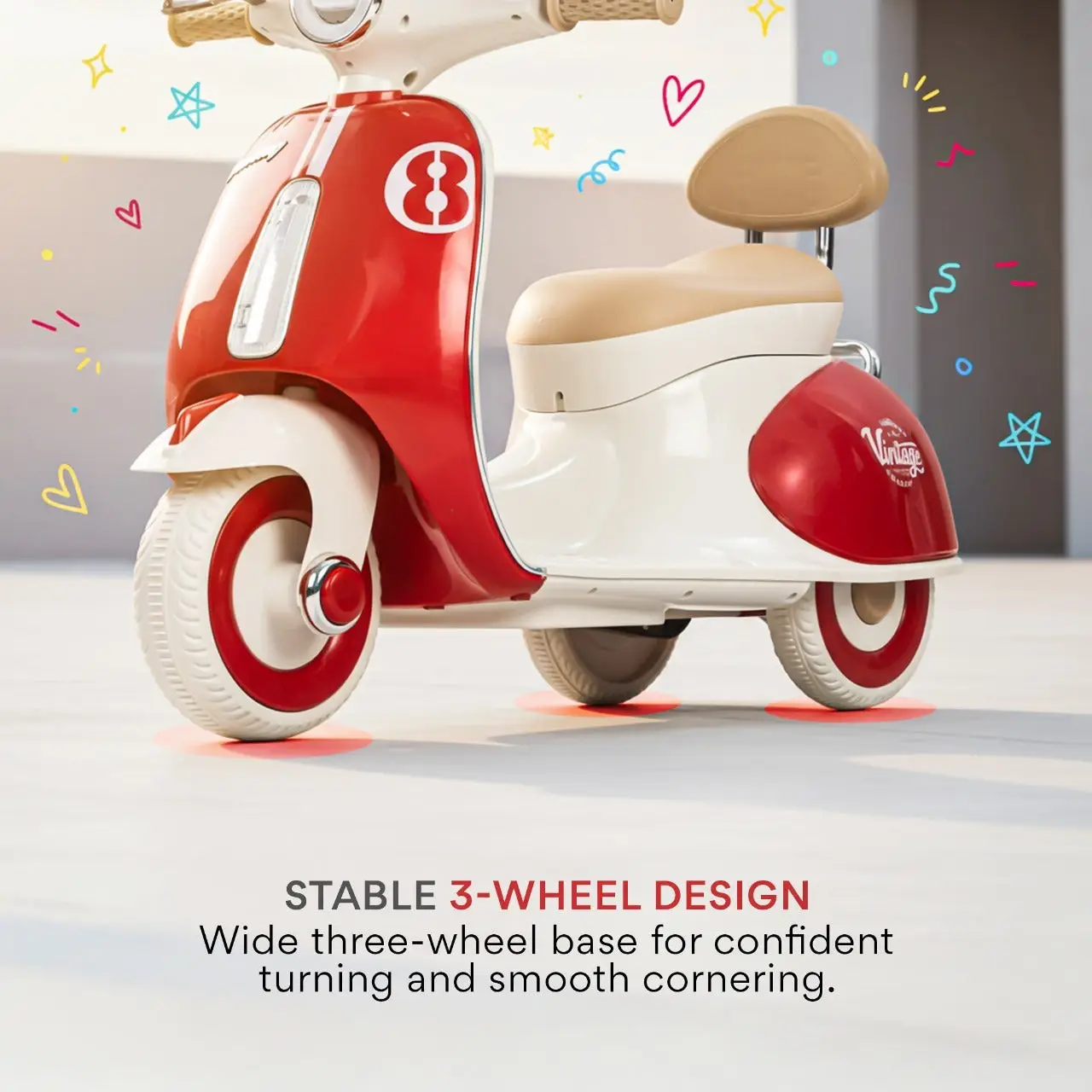 Vintage Kids Scooter view 5