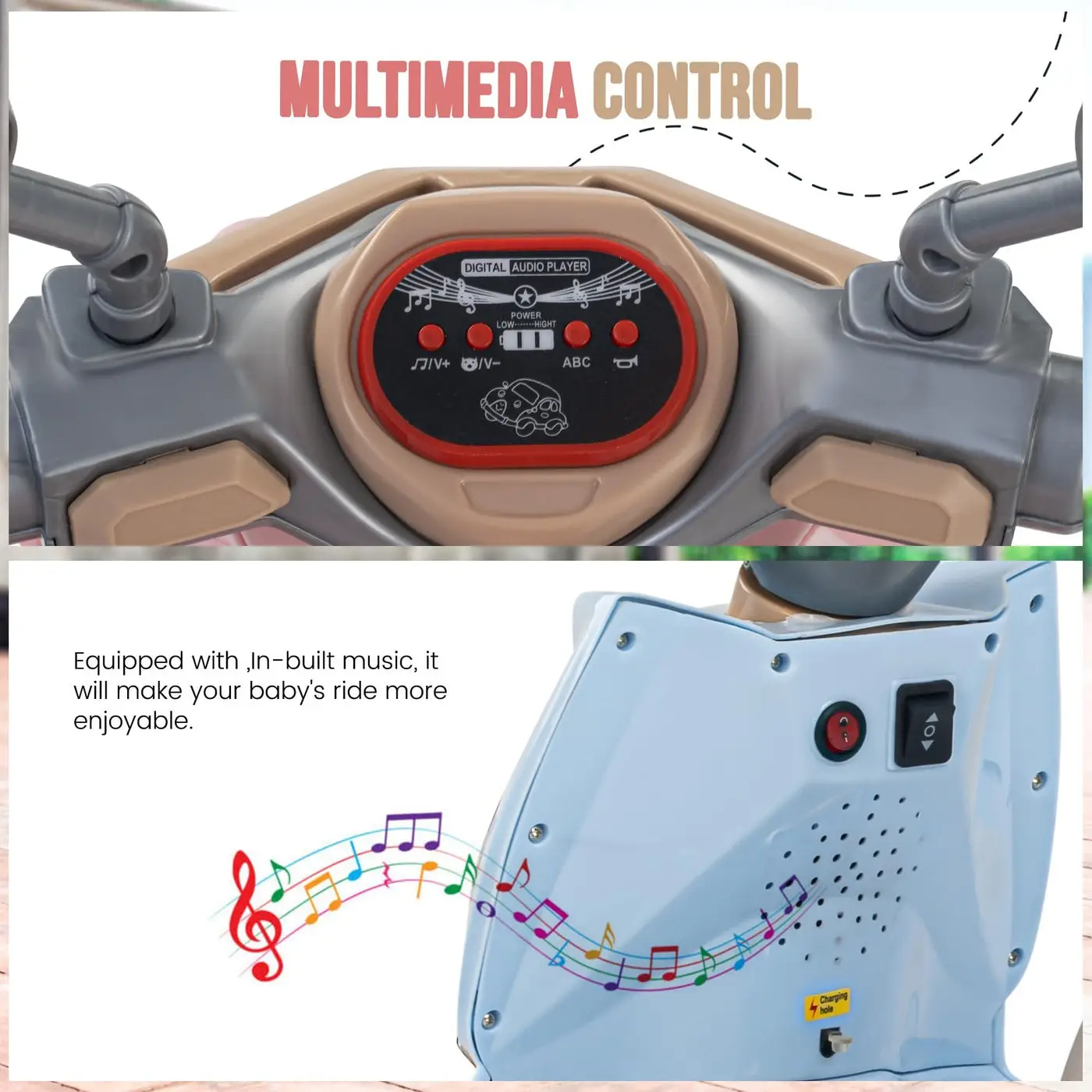 Kids Battery Operated Scooter view 3