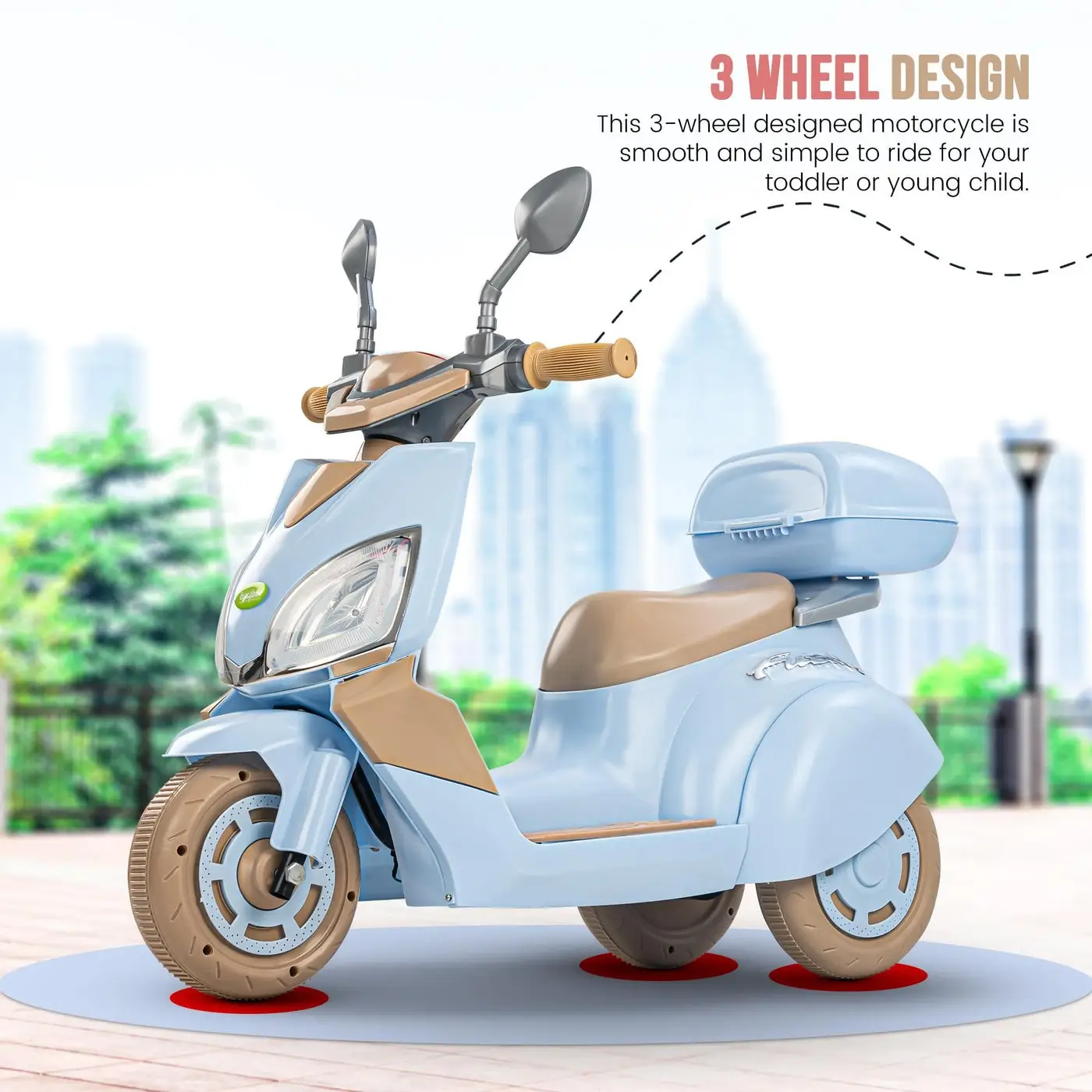BabyBee Electric Ride-On Scooter view 5