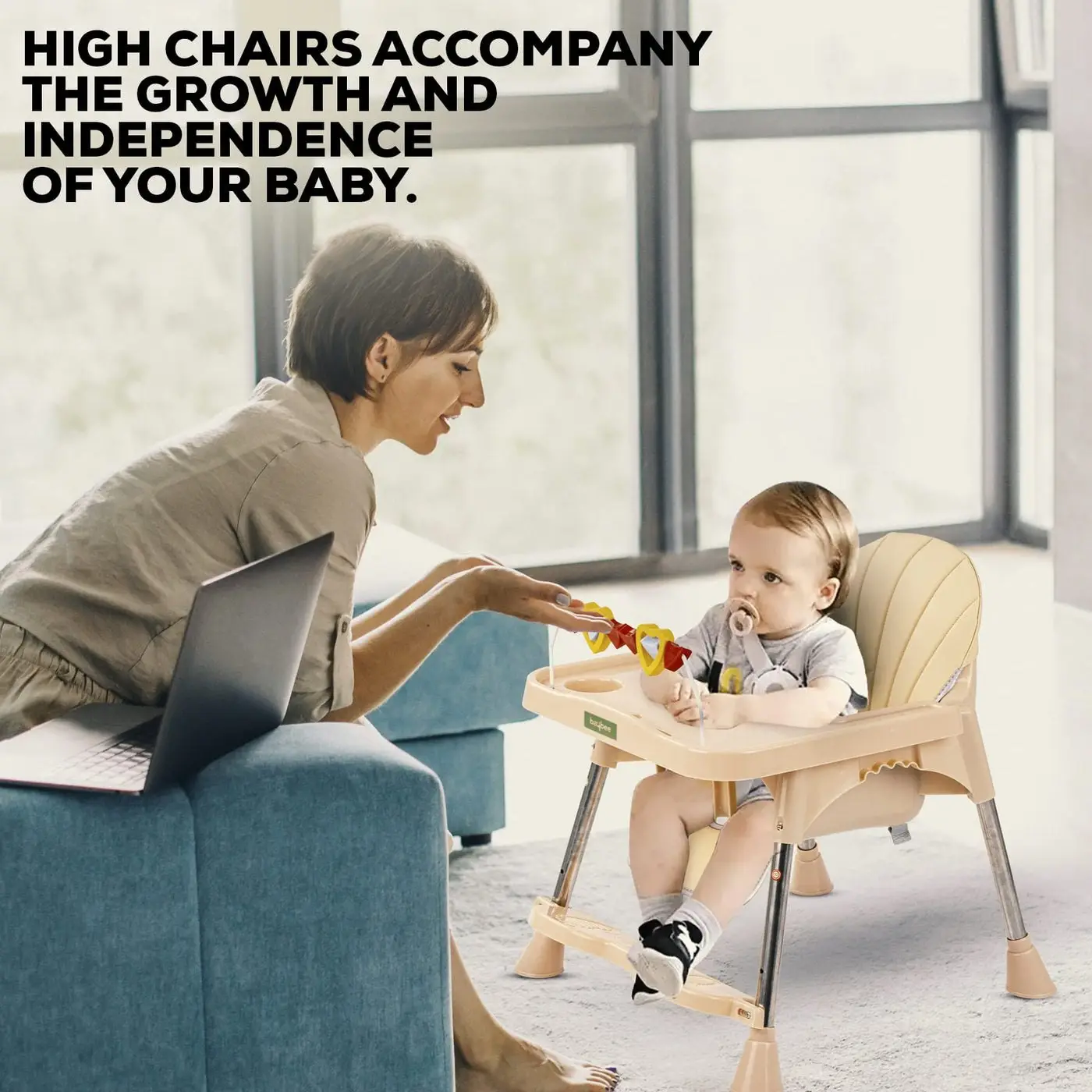 Adjustable Baby High Chair view 8