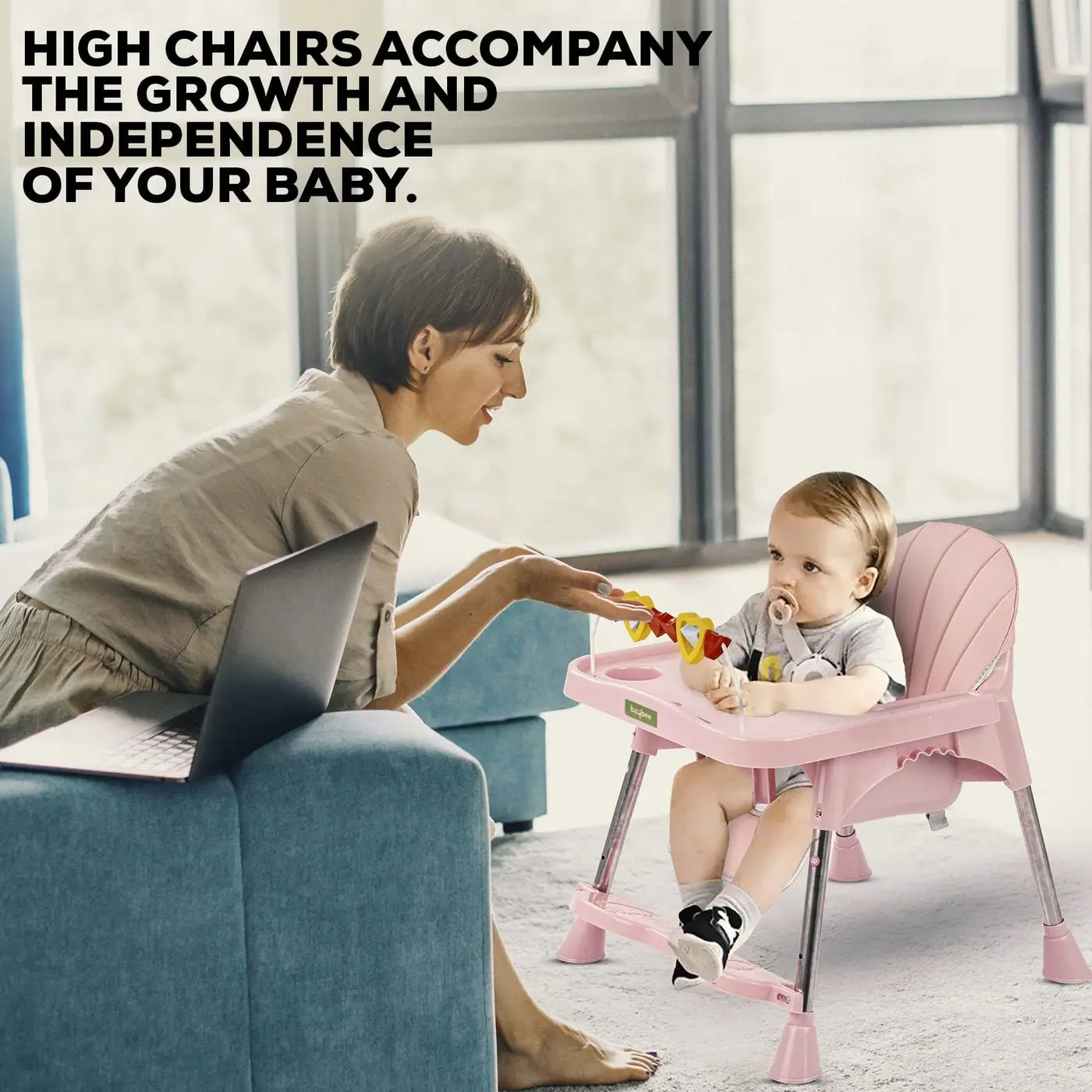 Adjustable Baby High Chair p view 3