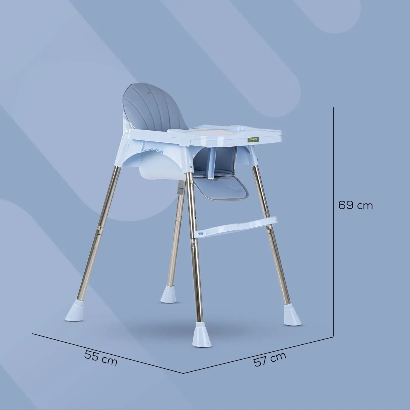 Convertible Baby High Chair b view 2