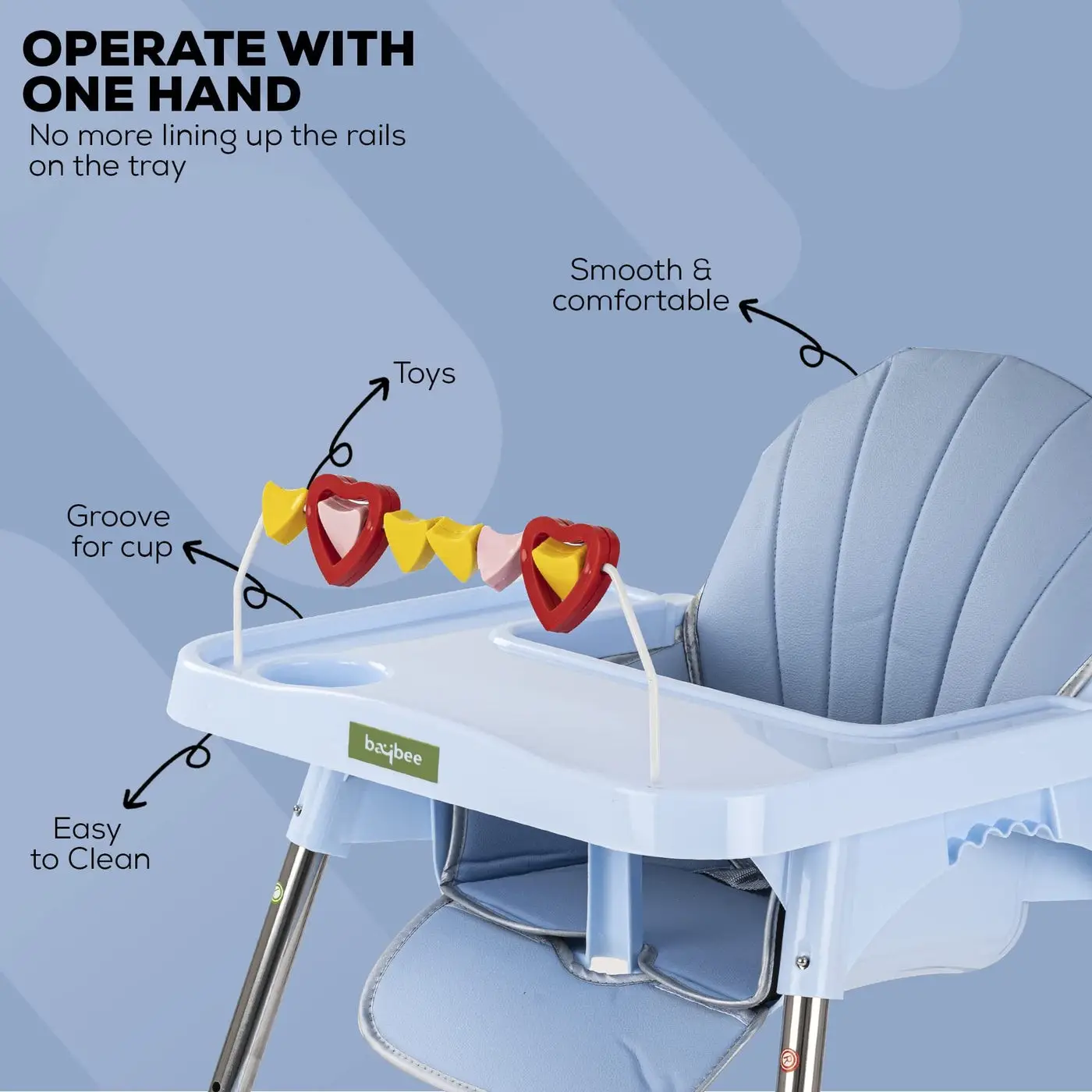 Convertible Baby High Chair b view 4