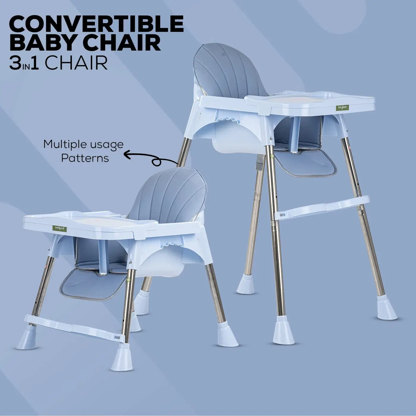 Convertible Baby High Chair b view 5