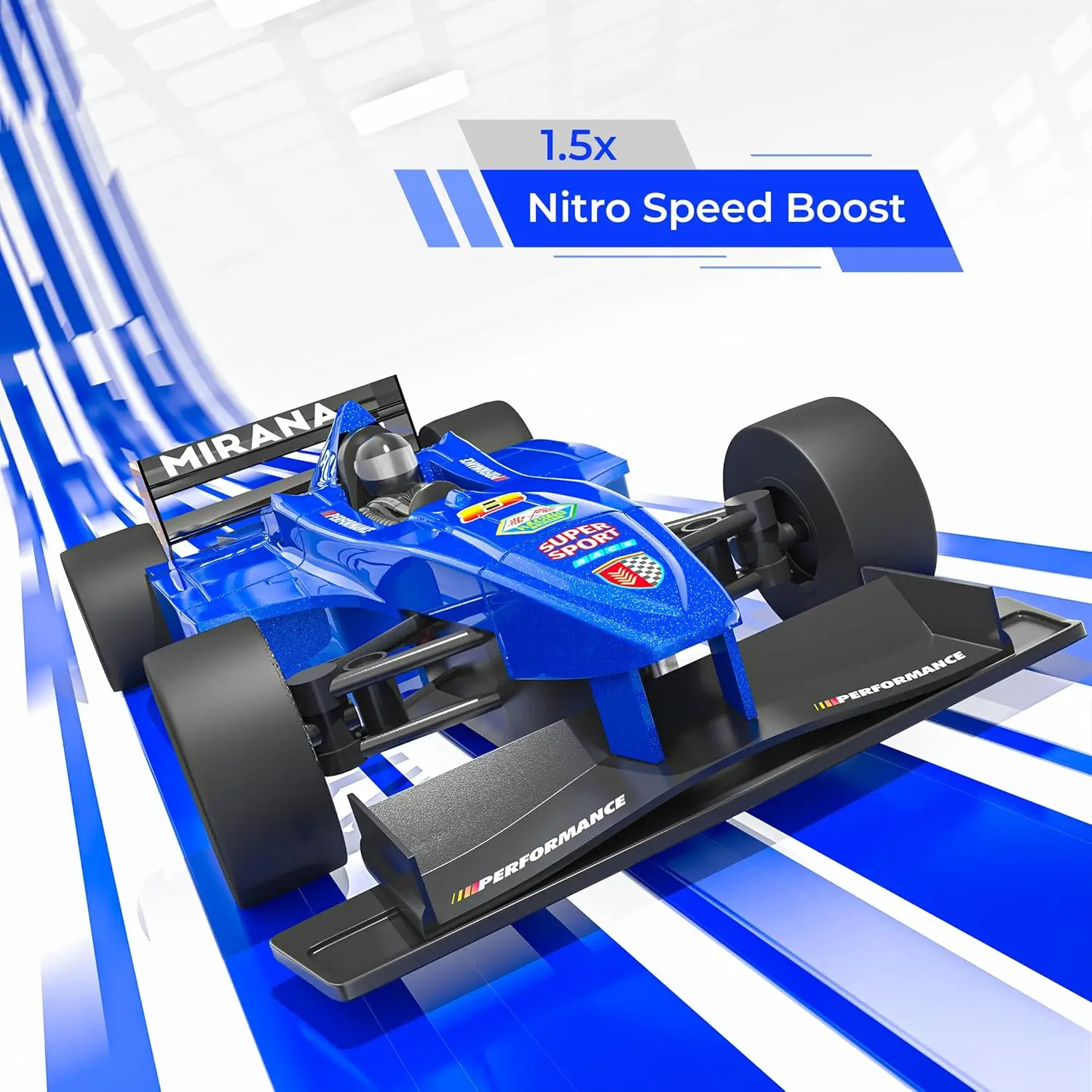 Mirana Racing Car F1 BLUE view 4