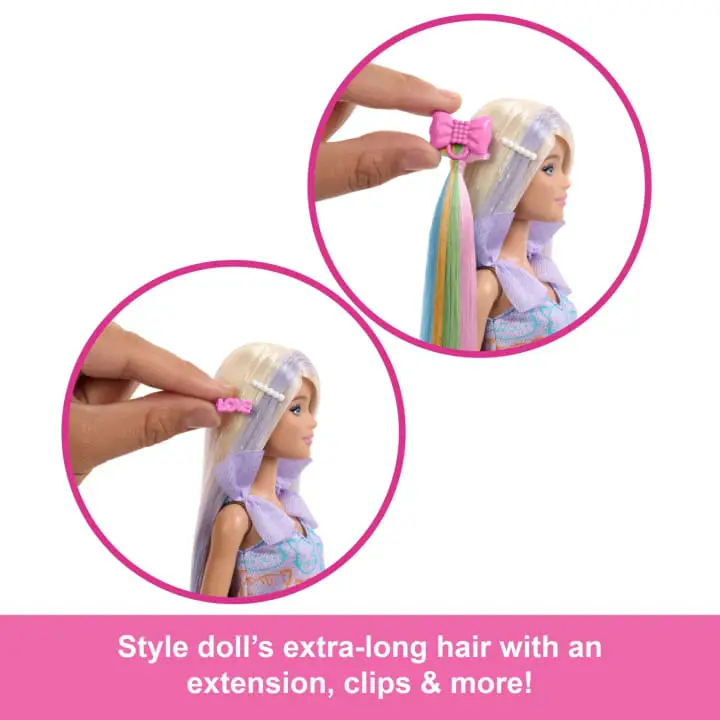 Rainbow Hair Doll view 5