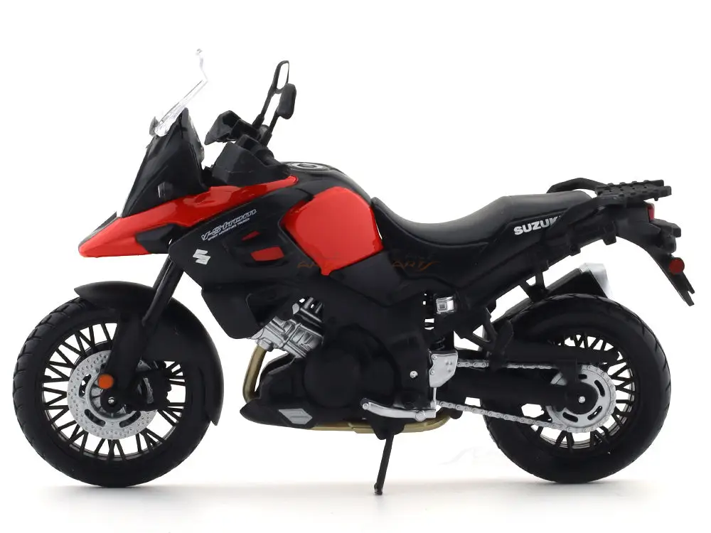Suzuki V-Strom red 1:12 Maisto licensed Scale Model bike collectible view 2