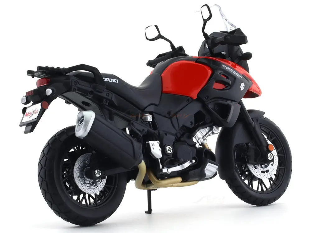 Suzuki V-Strom red 1:12 Maisto licensed Scale Model bike collectible view 3