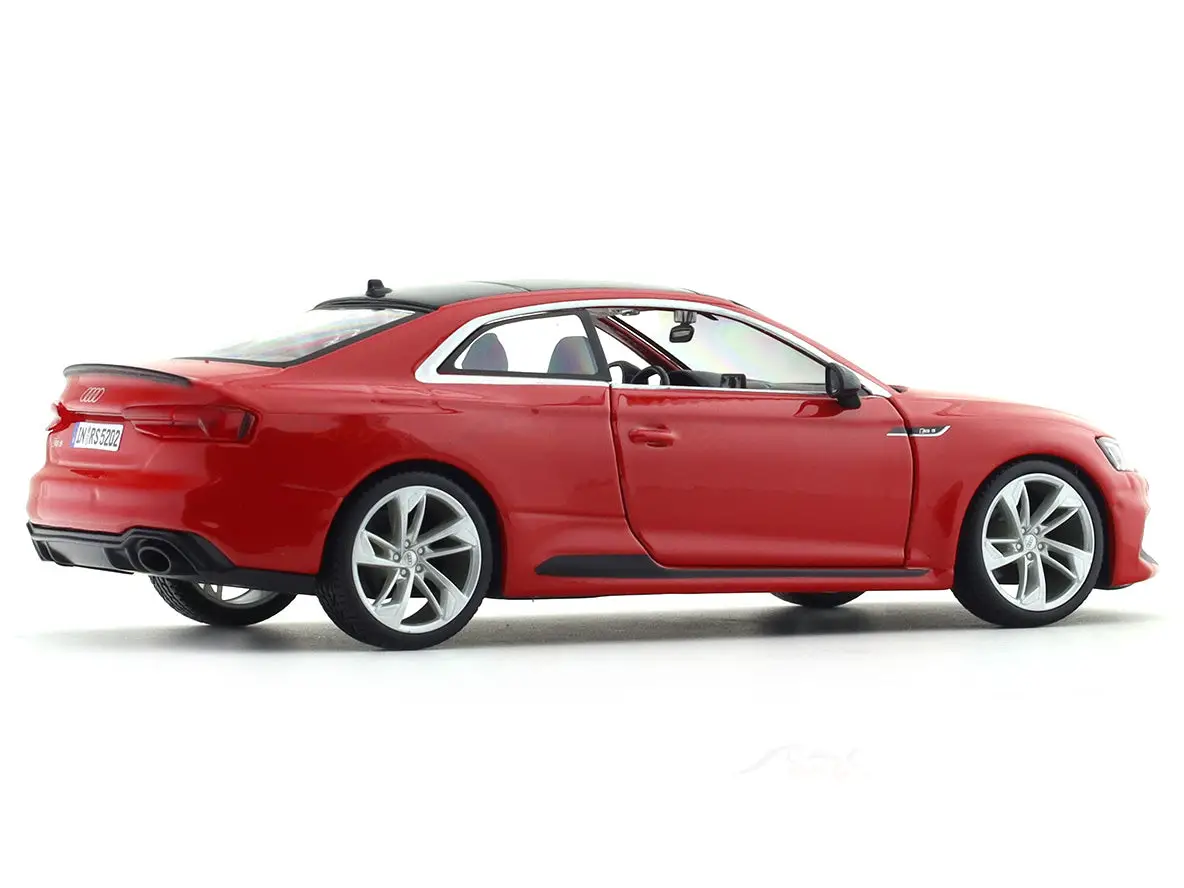 Audi RS 5 Coupe Red 1:24 Bburago with Acrylic Case Licensed Diecast Scale Model Car Collectible view 5