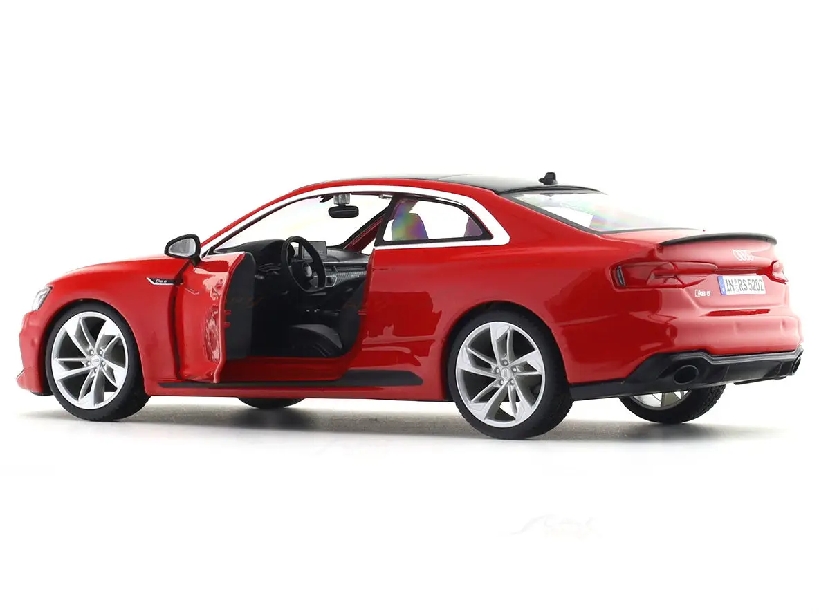 Audi RS 5 Coupe Red 1:24 Bburago with Acrylic Case Licensed Diecast Scale Model Car Collectible view 8