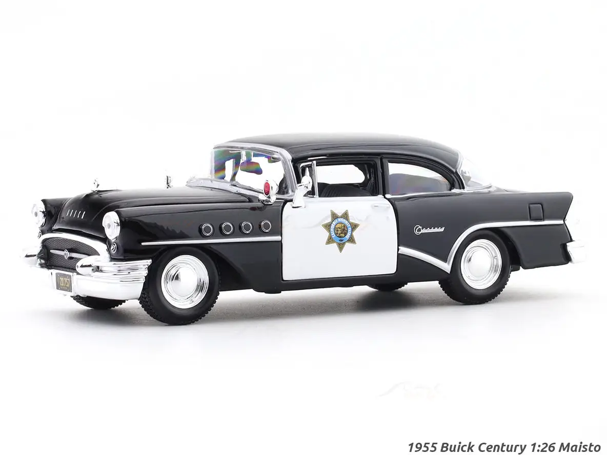 1955 Buick Century black 1:26 Maisto licensed diecast Scale Model car collectible