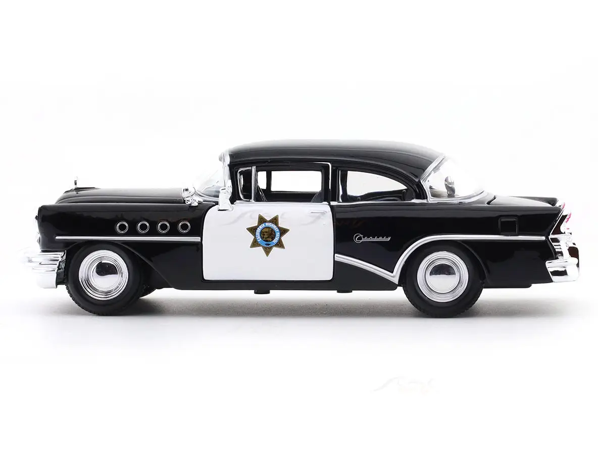 1955 Buick Century black 1:26 Maisto licensed diecast Scale Model car collectible view 2