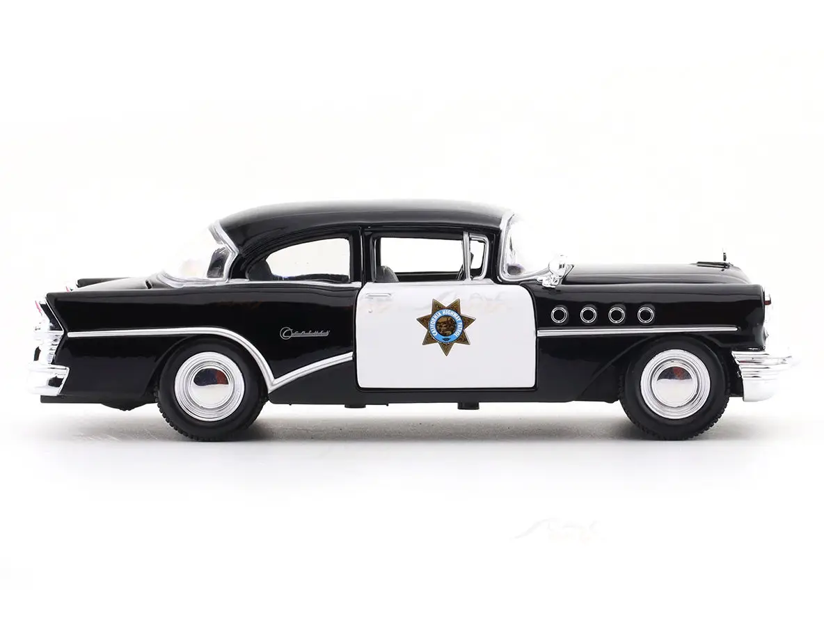 1955 Buick Century black 1:26 Maisto licensed diecast Scale Model car collectible view 6
