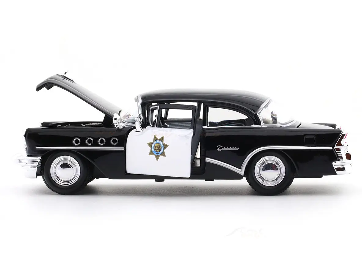1955 Buick Century black 1:26 Maisto licensed diecast Scale Model car collectible view 7