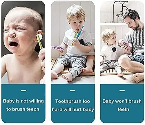 U Shaped Toothbrush for Kids, Food Grade Soft Silicone Brush Head, 360° Oral Teeth Cleaning Tools, Children Infant U Shape Manual Toothbrush (1.5 to 6 Years... view 7