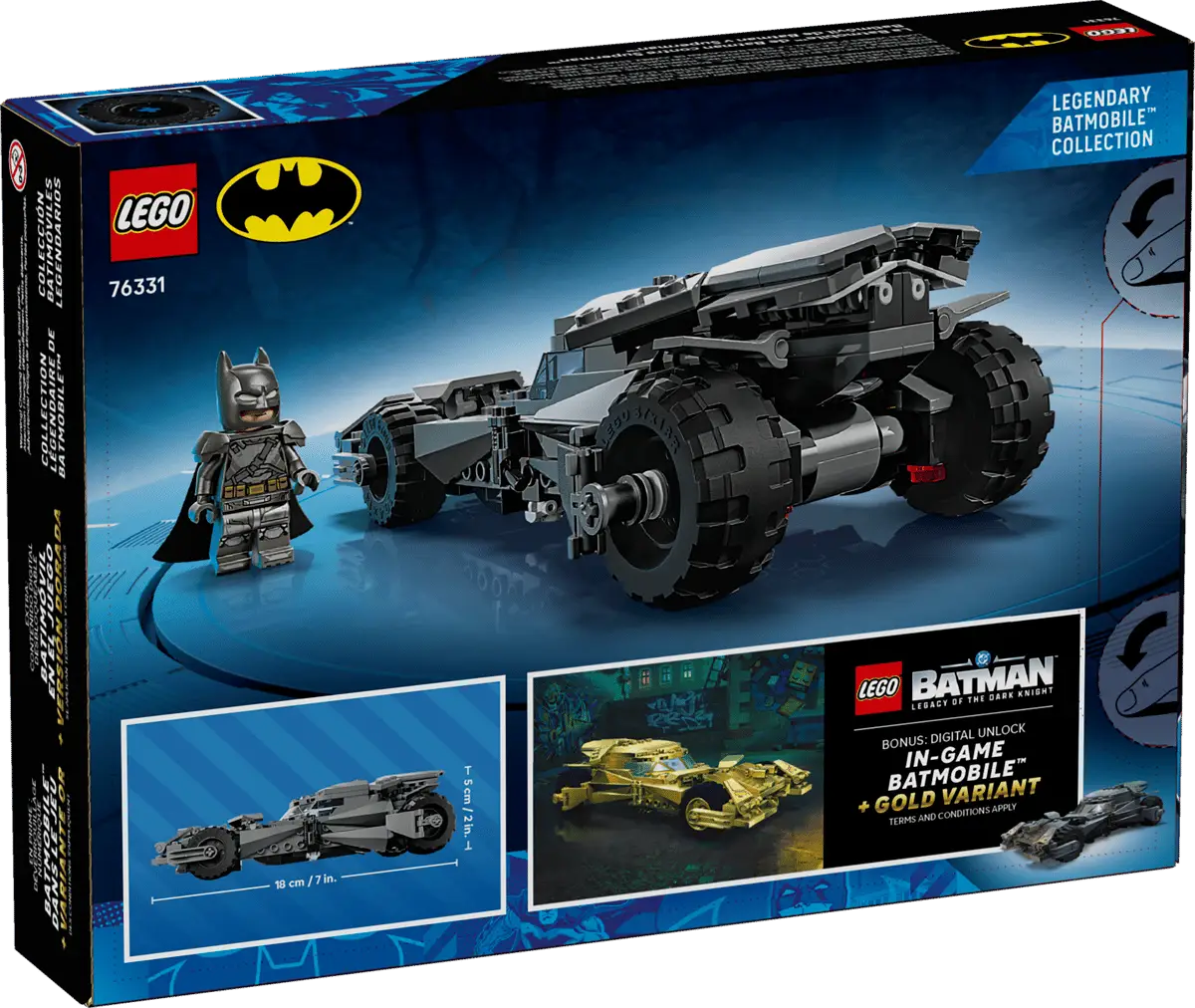 LEGO Batman Batmobile  76331 view 5