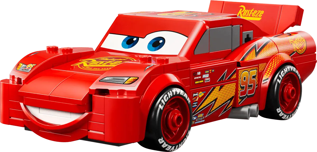 Lightning McQueen LEGO Car 77255 view 2